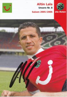 Altin Lala  2005/2006  Hannover 96  Fußball Autogrammkarte original signiert 