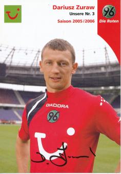 Dariusz Zuraw  2005/2006  Hannover 96  Fußball Autogrammkarte original signiert 
