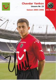 Chavdar Yankov  2005/2006  Hannover 96  Fußball Autogrammkarte original signiert 