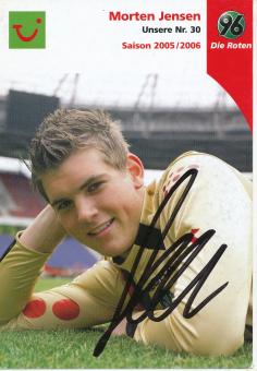 Morten Jensen  2005/2006  Hannover 96  Fußball Autogrammkarte original signiert 