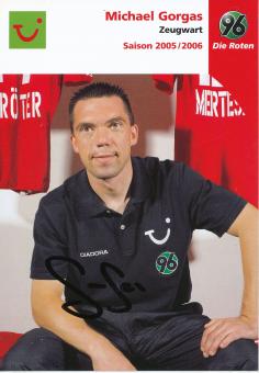 Michael Gorgas  2005/2006  Hannover 96  Fußball Autogrammkarte original signiert 