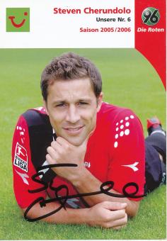 Steven Cherundolo  2005/2006  Hannover 96  Fußball Autogrammkarte original signiert 