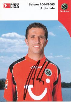 Altin Lala  2004/2005  Hannover 96  Fußball Autogrammkarte original signiert 