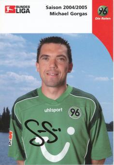 Michael Gorgas  2004/2005  Hannover 96  Fußball Autogrammkarte original signiert 