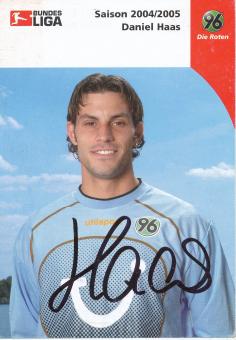 Daniel Haas  2004/2005  Hannover 96  Fußball Autogrammkarte original signiert 