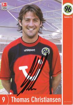 Thomas Christiansen  2003/2004  Hannover 96  Fußball Autogrammkarte original signiert 
