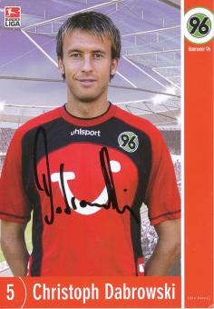 Christoph Dabrowski  2003/2004  Hannover 96  Fußball Autogrammkarte original signiert 