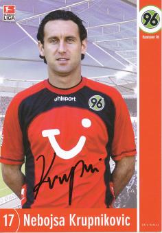 Nebojsa Krupnikovic  2003/2004  Hannover 96  Fußball Autogrammkarte original signiert 