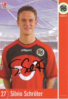 Silvio Schröter  2003/2004  Hannover 96  Fußball Autogrammkarte original signiert 