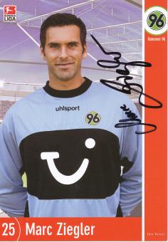Marc Ziegler  2003/2004  Hannover 96  Fußball Autogrammkarte original signiert 
