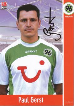 Paul Gerst  2003/2004  Hannover 96  Fußball Autogrammkarte original signiert 