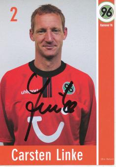 Carsten Linke  2002/2003  Hannover 96  Fußball Autogrammkarte original signiert 