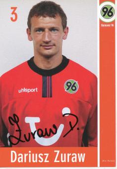 Dariusz Zuraw  2002/2003  Hannover 96  Fußball Autogrammkarte original signiert 