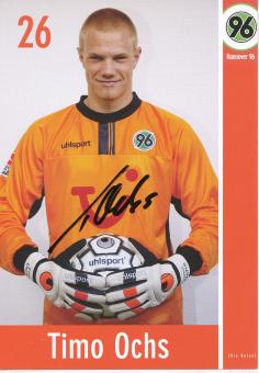 Timo Ochs  2002/2003  Hannover 96  Fußball Autogrammkarte original signiert 