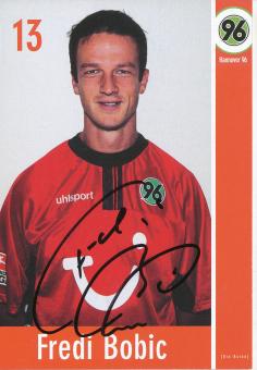 Fredi Bobic  2002/2003  Hannover 96  Fußball Autogrammkarte original signiert 