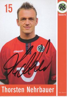 Thorsten Nehrbauer  2002/2003  Hannover 96  Fußball Autogrammkarte original signiert 