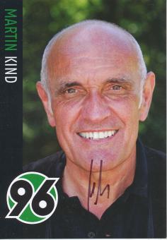 Martin Kind  Hannover 96  Fußball Autogrammkarte original signiert 