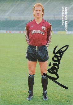 Andreas Müller  Hannover 96  Fußball Autogrammkarte original signiert 
