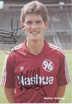 Bastian Hellberg  1989/1990  Hannover 96  Fußball Autogrammkarte original signiert 