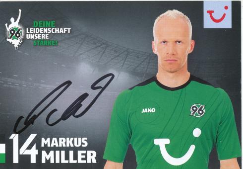 Markus Miller  2012/2013  Hannover 96  Fußball Autogrammkarte original signiert 