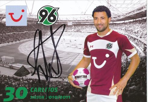 Carlitos  2010/2011  Hannover 96  Fußball Autogrammkarte original signiert 