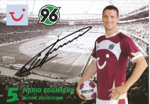 Mario Eggimann  2010/2011  Hannover 96  Fußball Autogrammkarte original signiert 