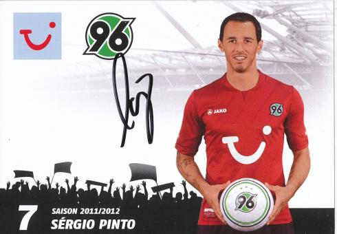 Sergio Pinto  2011/2012  Hannover 96  Fußball Autogrammkarte original signiert 