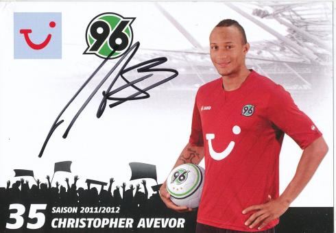 Christopher Avevor  2011/2012  Hannover 96  Fußball Autogrammkarte original signiert 