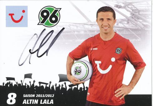 Altin Lala  2011/2012  Hannover 96  Fußball Autogrammkarte original signiert 