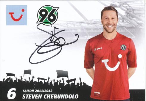 Steven Cherundolo  2011/2012  Hannover 96  Fußball Autogrammkarte original signiert 