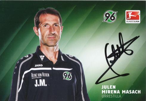 Julen Mirena Masach Urrestilla  2014/2015  Hannover 96  Fußball Autogrammkarte original signiert 