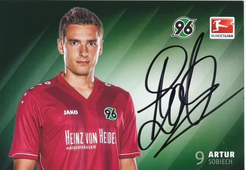 Artur Sobiech  2014/2015  Hannover 96  Fußball Autogrammkarte original signiert 