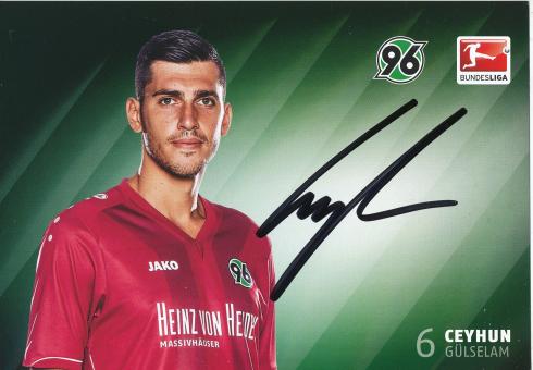 Ceyhun Gülselam  2014/2015  Hannover 96  Fußball Autogrammkarte original signiert 