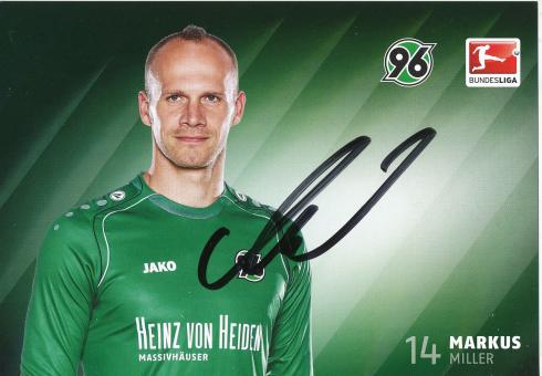 Markus Ritter  2014/2015  Hannover 96  Fußball Autogrammkarte original signiert 