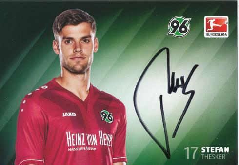 Stefan Thesker  2014/2015  Hannover 96  Fußball Autogrammkarte original signiert 