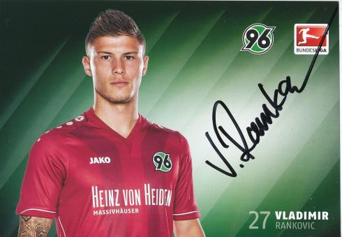 Vladimir Rankovic  2014/2015  Hannover 96  Fußball Autogrammkarte original signiert 