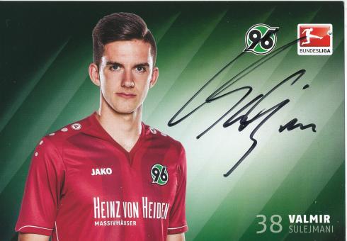 Valmir Sulejmani  2014/2015  Hannover 96  Fußball Autogrammkarte original signiert 