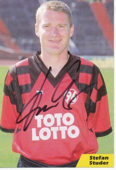 Stefan Studer  1994/1995  Hannover 96  Fußball Autogrammkarte original signiert 