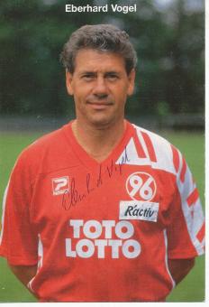 Eberhard Vogel  1992/1993  Hannover 96  Fußball Autogrammkarte original signiert 