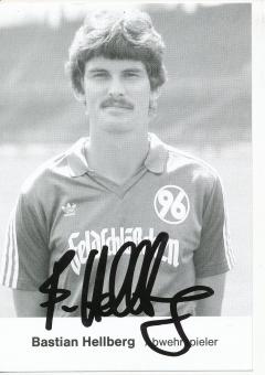 Bastian Hellberg  1986/1987  Hannover 96  Fußball Autogrammkarte original signiert 