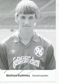 Mathias Kuhlmey  1986/1987  Hannover 96  Fußball Autogrammkarte original signiert 