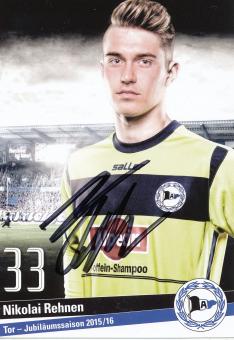Nikolai Rehnen  2015/2016  Arminia Bielefeld  Fußball Autogrammkarte original signiert 