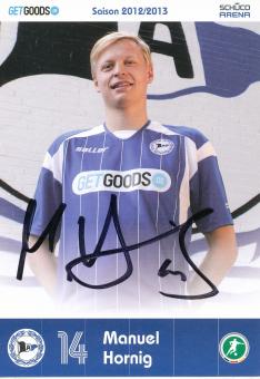 Manuel Hornig  2012/2013  Arminia Bielefeld  Fußball Autogrammkarte original signiert 