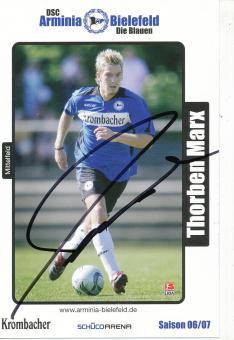 Thorben Marx  2006/2007  Arminia Bielefeld  Fußball Autogrammkarte original signiert 
