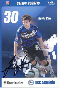 Kevin Kerr  2009/2010  Arminia Bielefeld  Fußball Autogrammkarte original signiert 