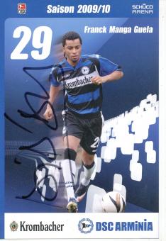 Franck Manga Guela  2009/2010  Arminia Bielefeld  Fußball Autogrammkarte original signiert 