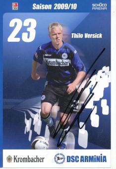 Thilo Versick  2009/2010  Arminia Bielefeld  Fußball Autogrammkarte original signiert 