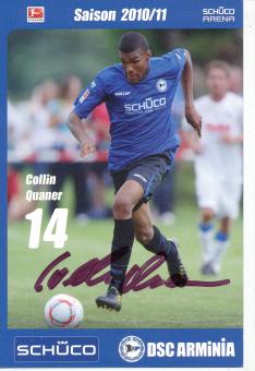 Collin Quaner  2010/2011  Arminia Bielefeld  Fußball Autogrammkarte original signiert 
