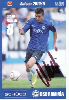 Orhan Mustafi  2010/2011  Arminia Bielefeld  Fußball Autogrammkarte original signiert 