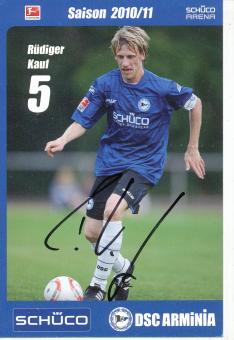 Rüdiger Kauf  2010/2011  Arminia Bielefeld  Fußball Autogrammkarte original signiert 